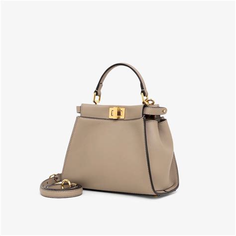 fendi peekaboo mini dove grey|fendi peekaboo price euro.